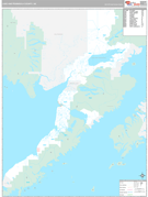 Lake and Peninsula Borough (County), AK Digital Map Premium Style